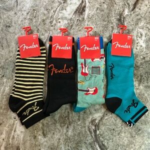 Fender 4 Pair Men’s Socks